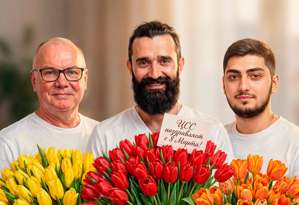 Дорогие и прекрасные женщины, поздравляем вас с 8 Марта!